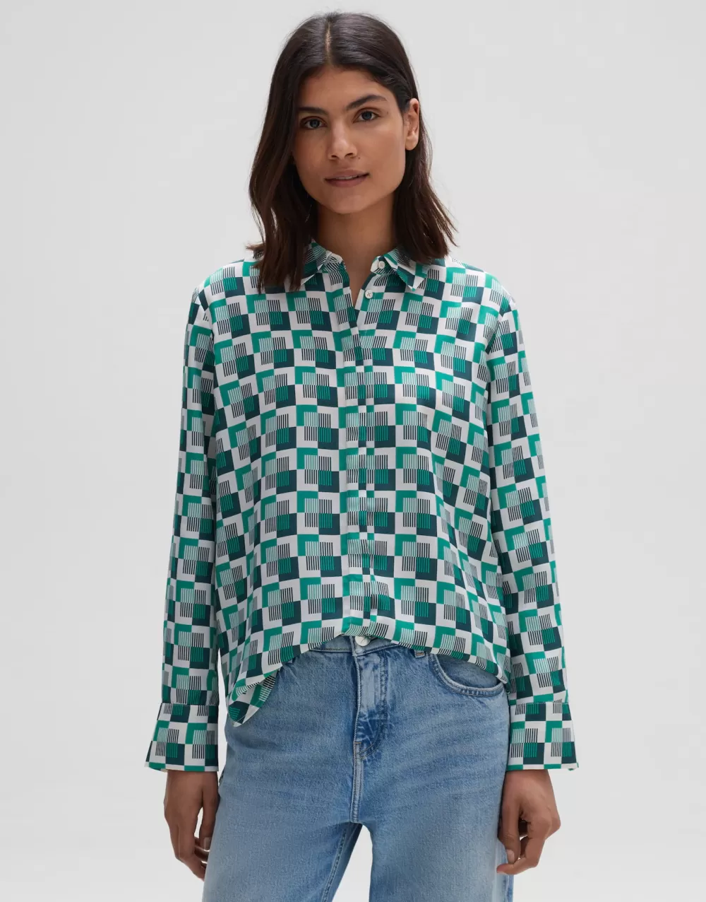 OPUS Fashion Blouse Met Print Falkine Retro^ Blouses