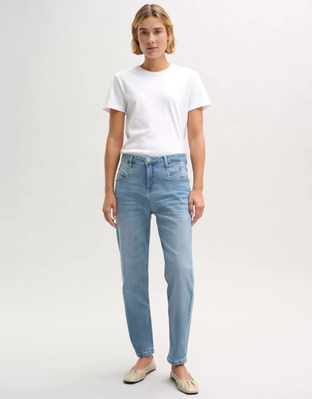 OPUS Fashion Carrot Jeans Loryn Iced^ Jeans