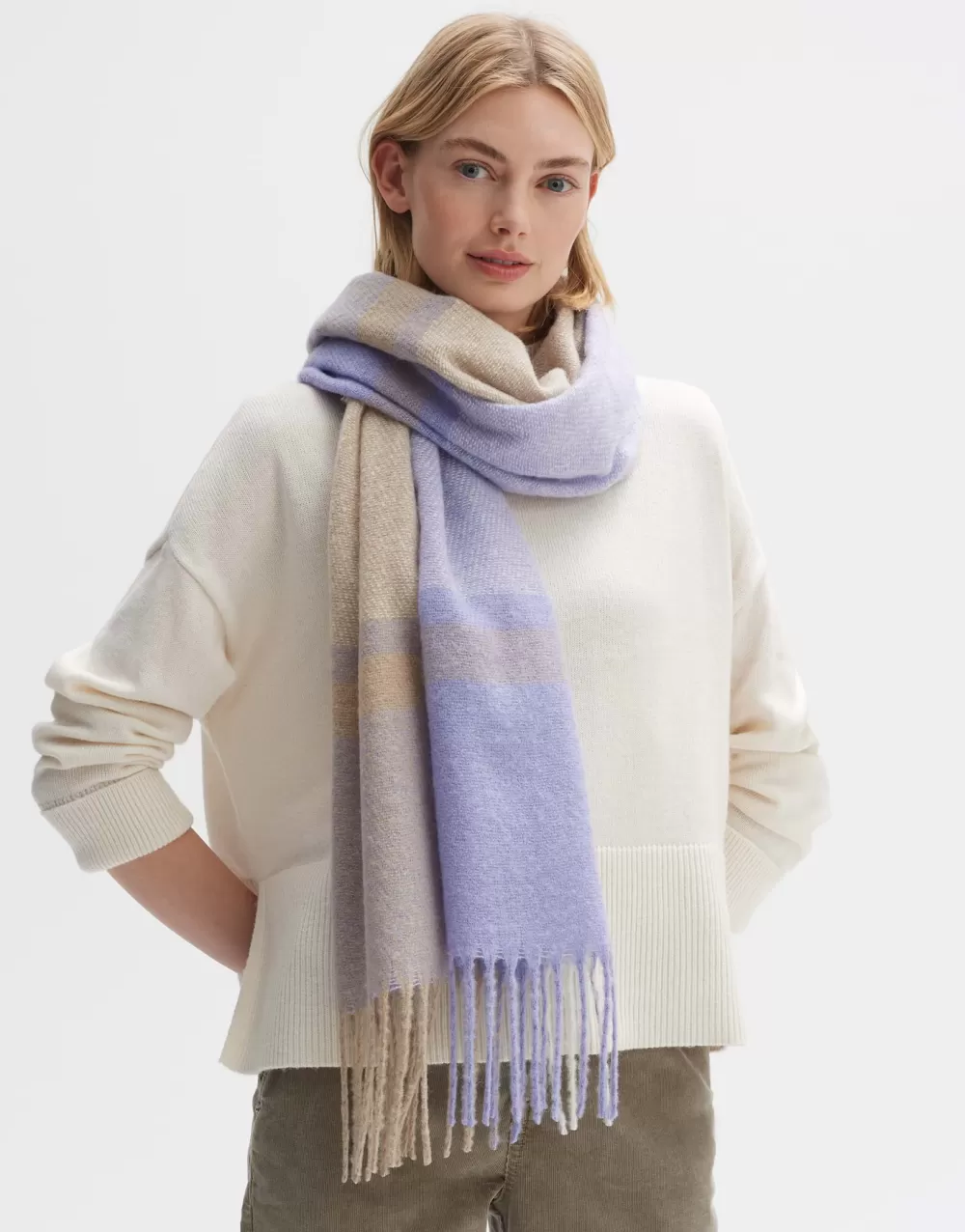 OPUS Fashion Oversized Sjaal Akelsa Scarf^ Accessoires