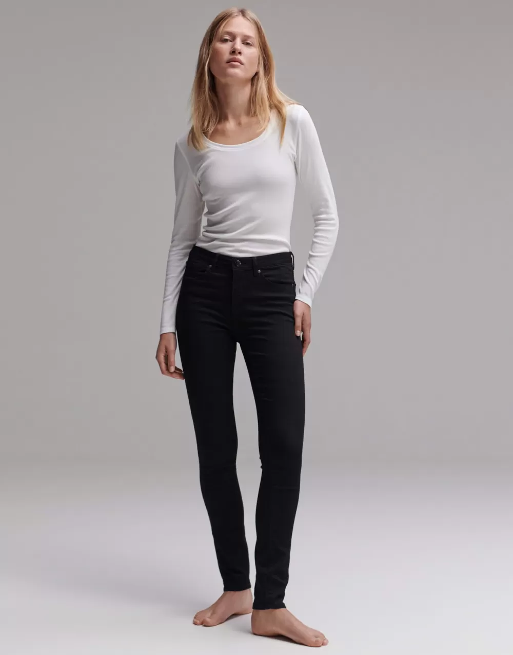 OPUS Fashion Skinny Jeans Elma Black^ Jeans