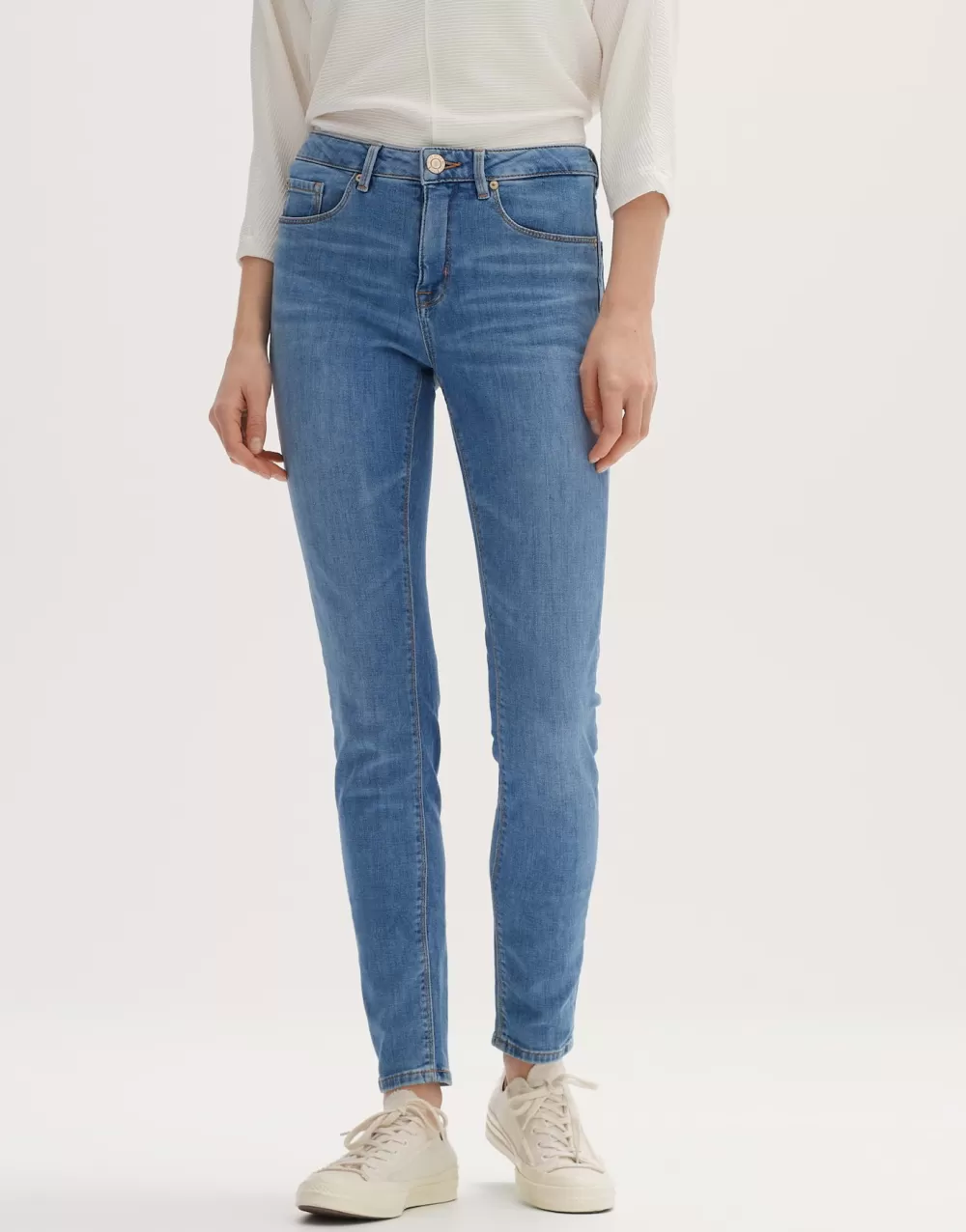 OPUS Fashion Skinny Jeans Elma Mid Blue^ Jeans