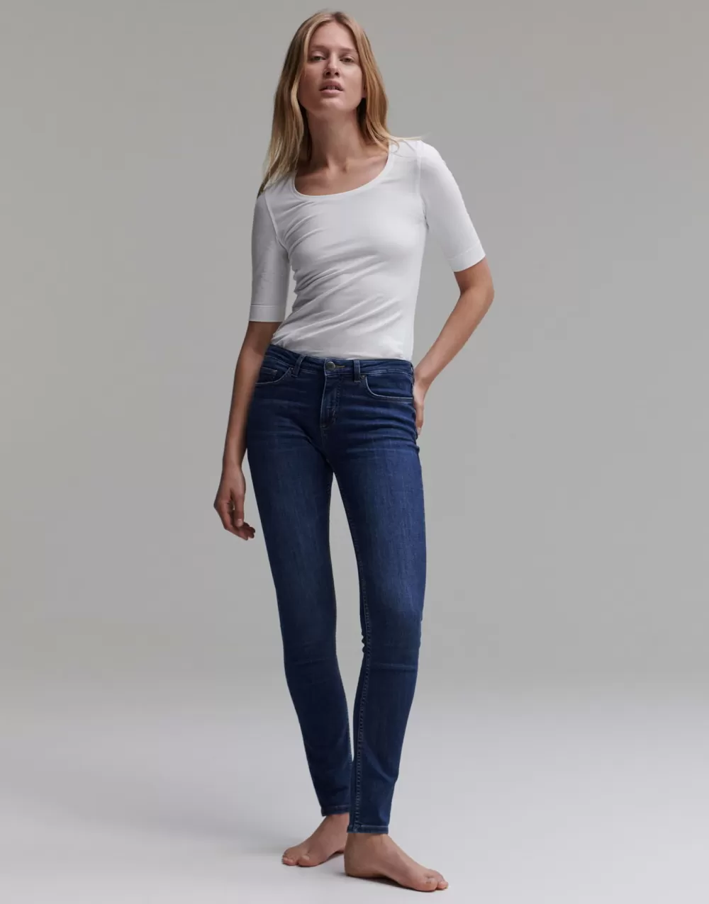 OPUS Fashion Skinny Jeans Elma Strong Blue^ Jeans