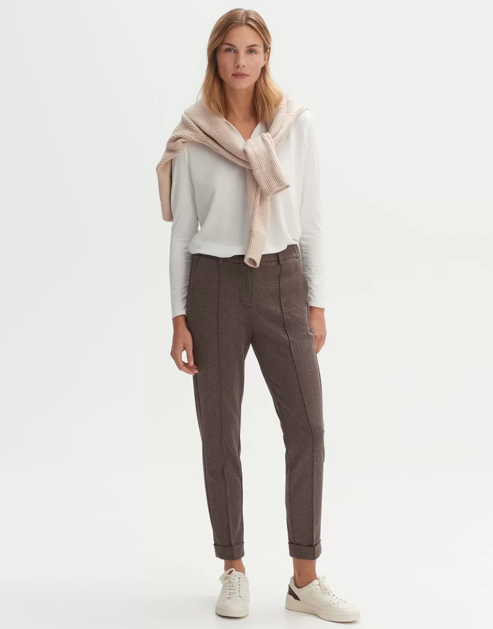 OPUS Fashion Stoffen Broek Melina Track^ Broeken