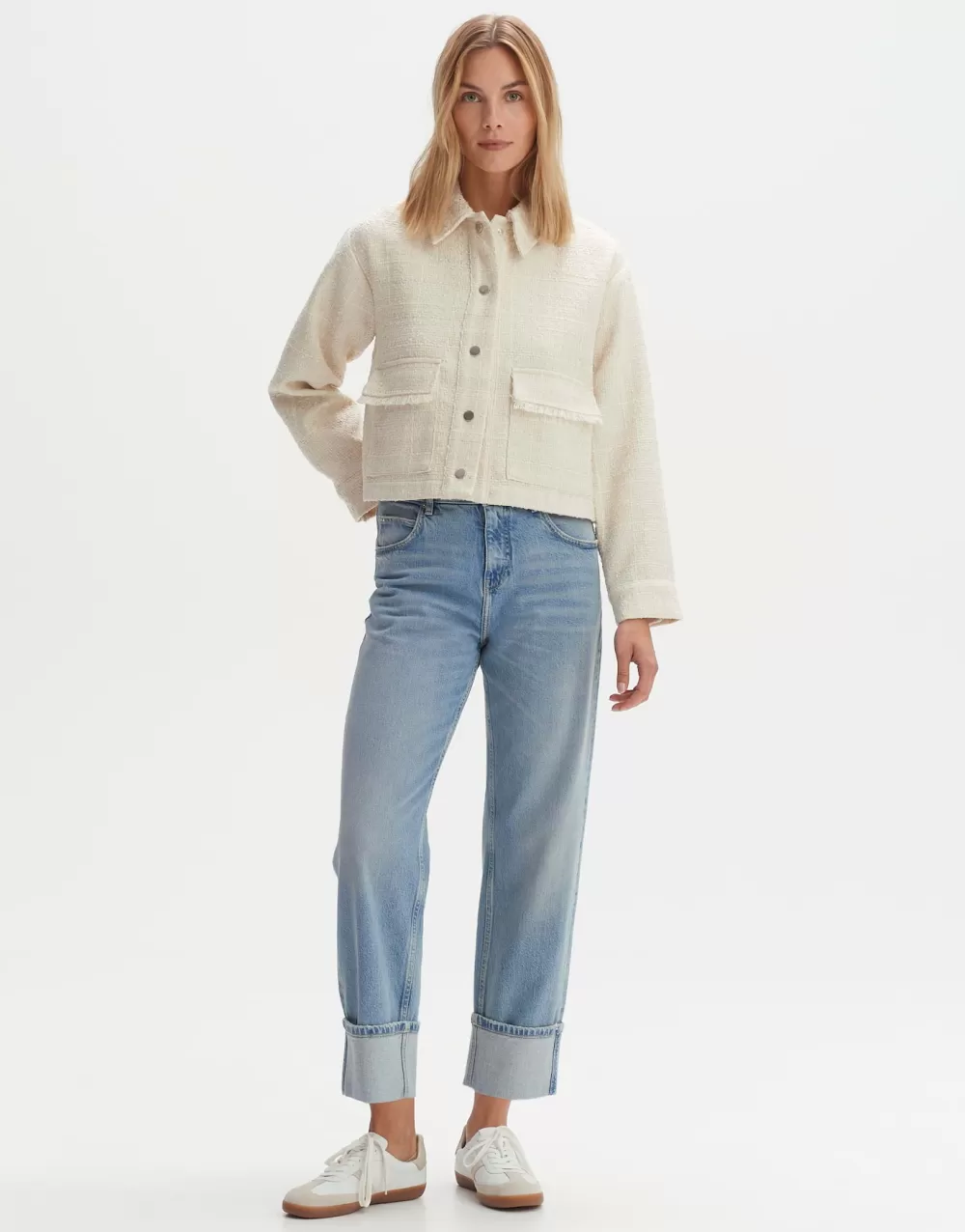 OPUS Fashion Wide Cropped Jeans Malvi Roll-Up^ Jeans