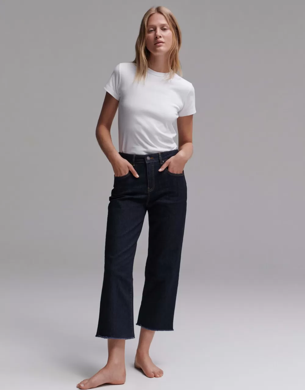 OPUS Fashion Wide Cropped Jeans Momito^ Jeans