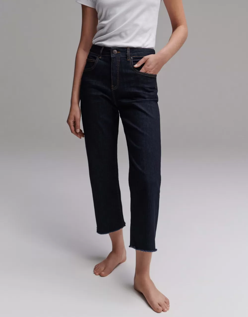 OPUS Fashion Wide Cropped Jeans Momito^ Jeans